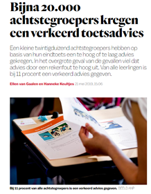 eindtoets fout advies