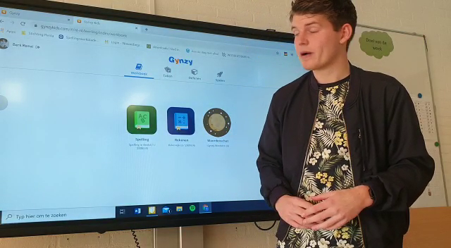 Instructievideo Hoe werk ik in de lessen van Gynzy 
