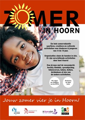 Zomer in Hoorn - Flyer 2020 Voorkant JPG