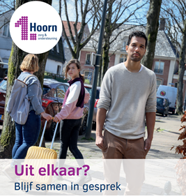 Foto manuel en ex-partner en dochter Blijf samen in gesprek